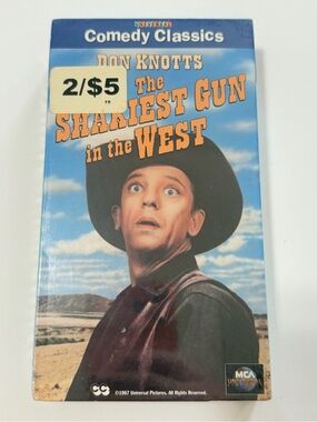 Universal VHS Back Cover - Blue and Orange Artwork